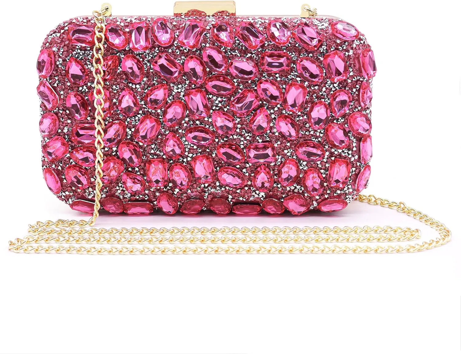 Milisente Clutch Purses For Women Crystal Clutches Evening Bags Gemstone Clutch Purse For Wedding Formal