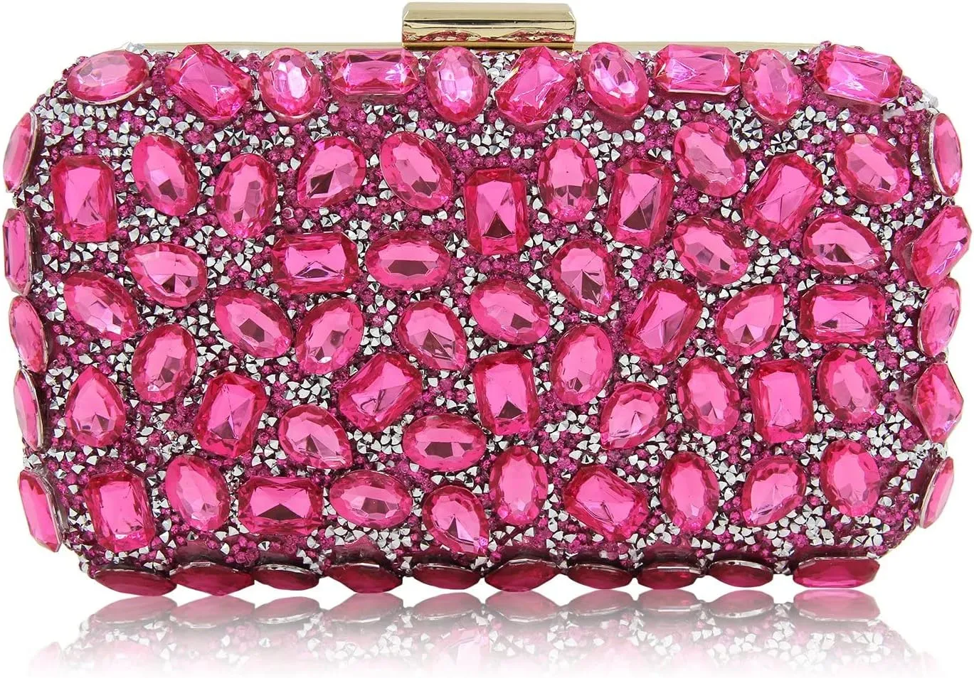 Milisente Clutch Purses For Women Crystal Clutches Evening Bags Gemstone Clutch Purse For Wedding Formal