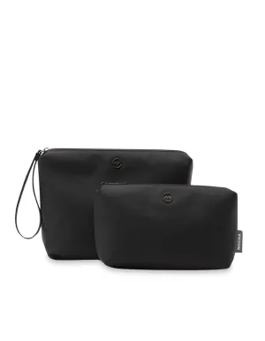Mocha Oakley Overnight Pouches- Black
