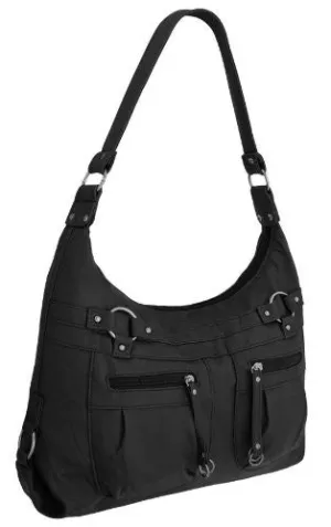 Myra Faux Leather Handbag
