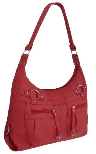 Myra Faux Leather Handbag