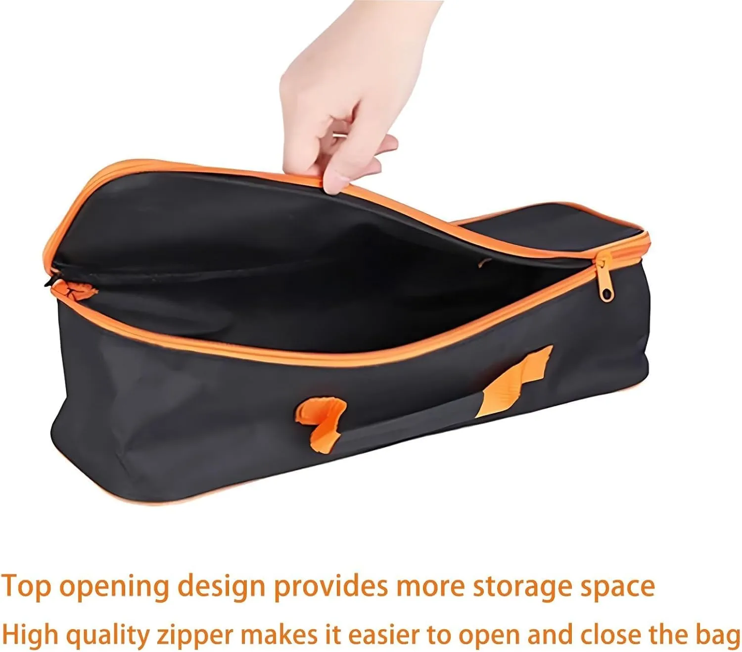 Open Top Tool Tote,Wide Mouth Open Power & Hand Tools Bags Organizer for Men Women (16 Inch)