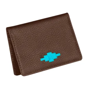 'Pase' Travel Card Holder - Brown Leather