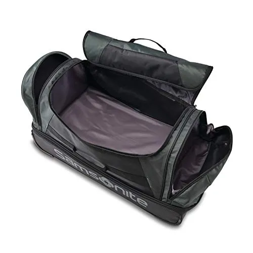 Samsonite Andante 2 Boxed Drop Bottom Wheeled Duffel 32, Moss Green/Black