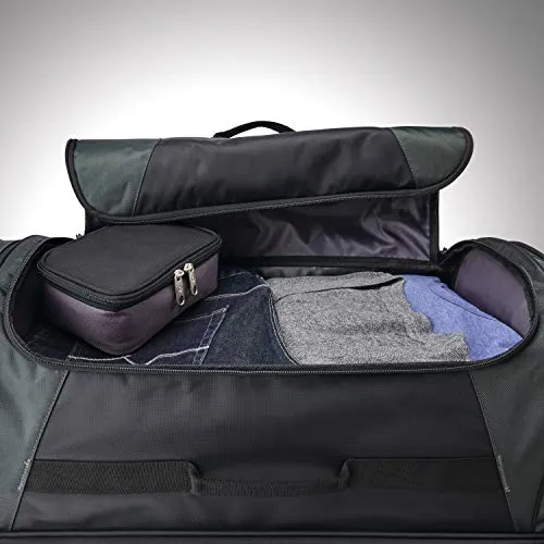 Samsonite Andante 2 Boxed Drop Bottom Wheeled Duffel 32, Moss Green/Black