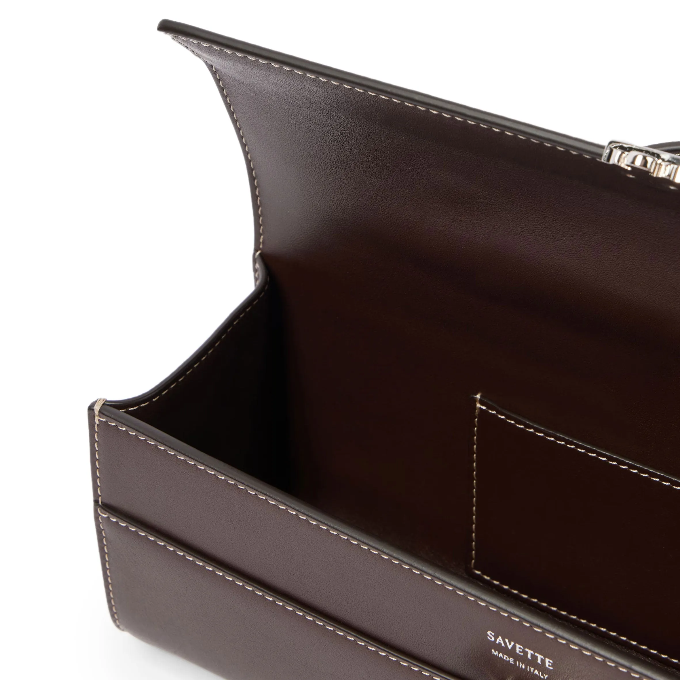 Slim Symmetry Pouchette Smooth Calf, Coffee (S)