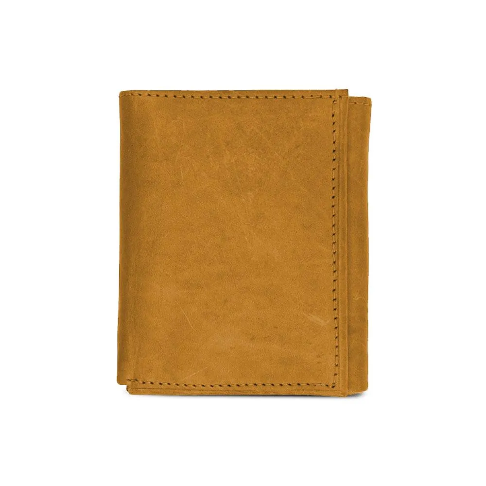 Soft Tri-Fold Leather Wallet For Men