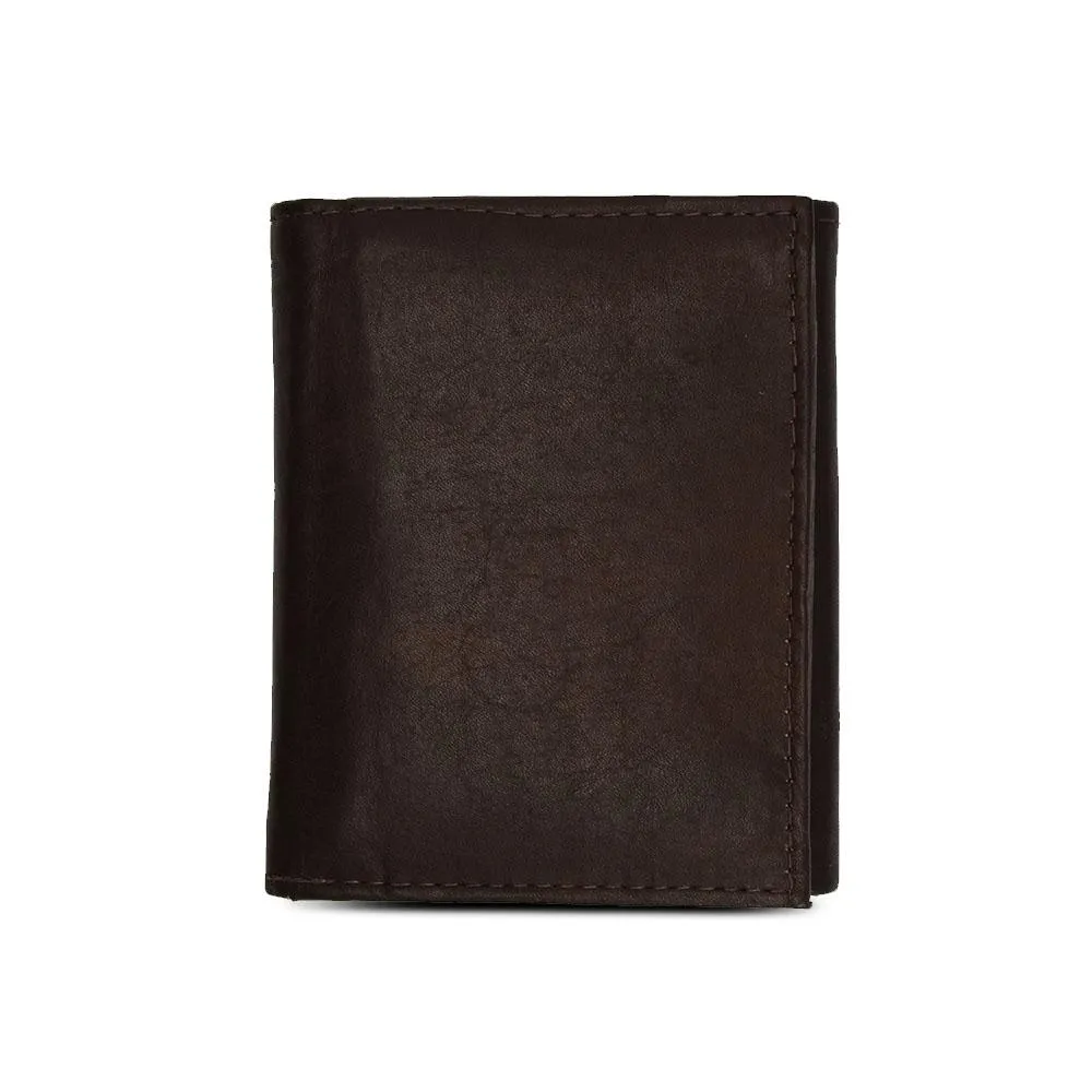 Soft Tri-Fold Leather Wallet For Men