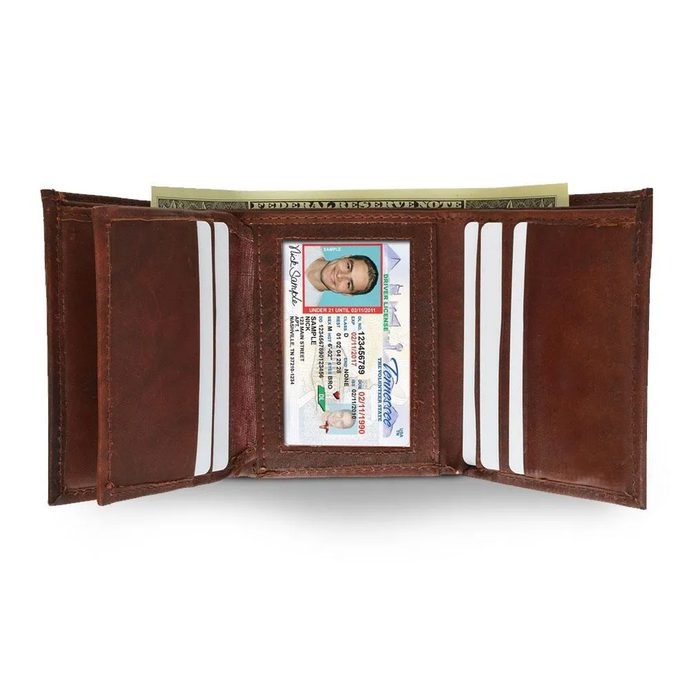 Soft Tri-Fold Leather Wallet For Men