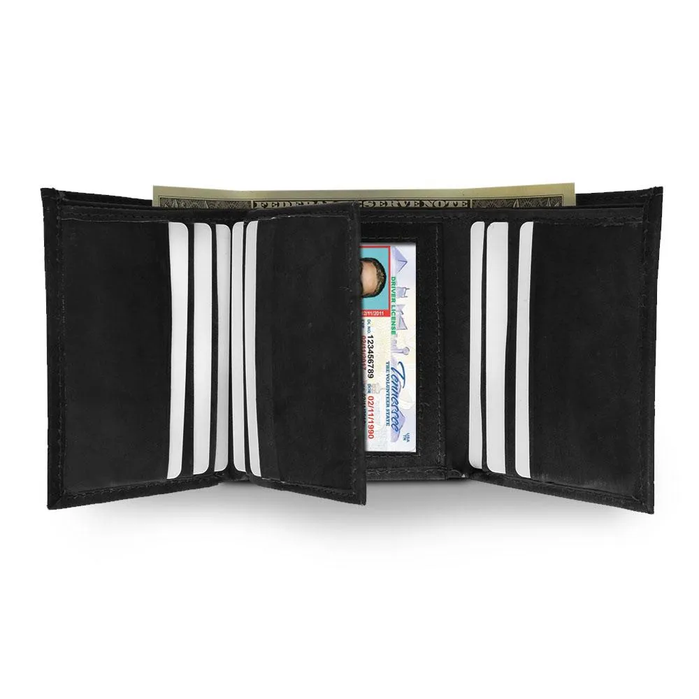 Soft Tri-Fold Leather Wallet For Men