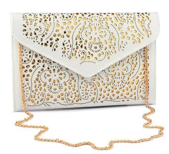 Stencil Envelope Clutch