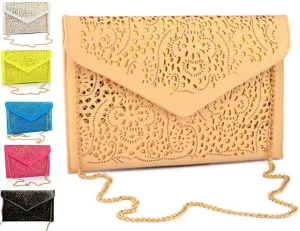 Stencil Envelope Clutch