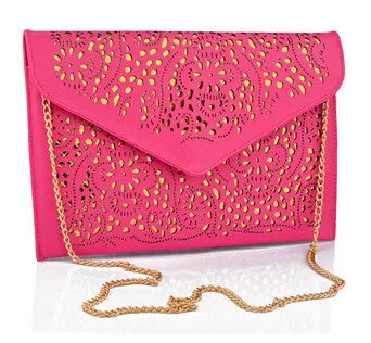 Stencil Envelope Clutch