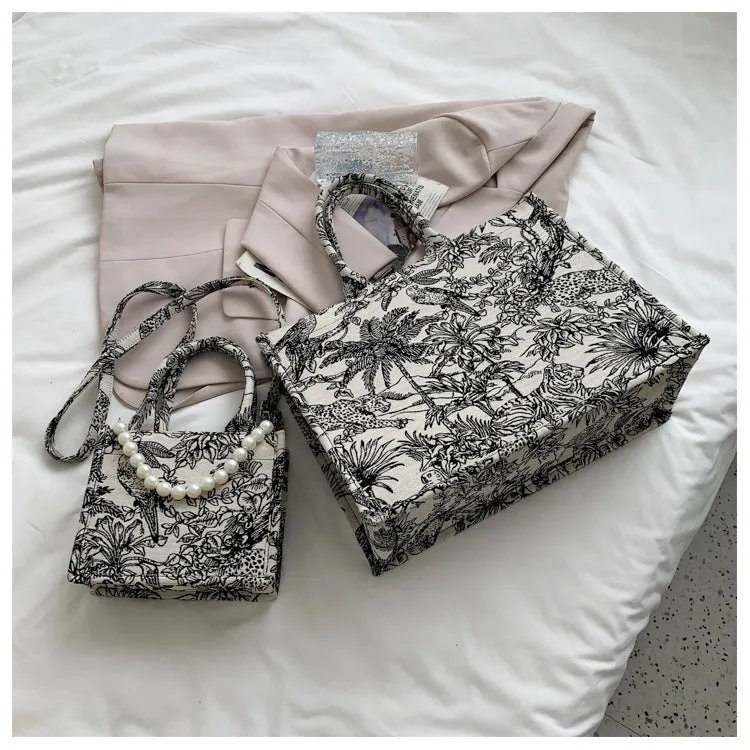 The Forbidden Tote Bag  Black Small