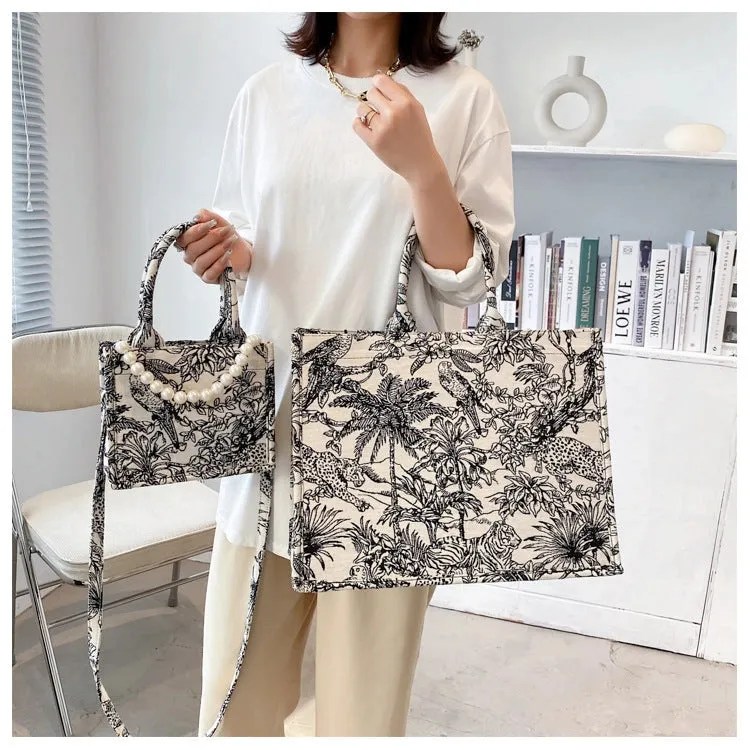 The Forbidden Tote Bag  Black Small