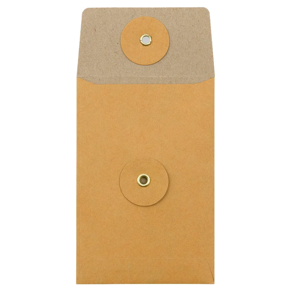 TRAVELER'S COMPANY Kraft String Envelope Small Vertical Orange